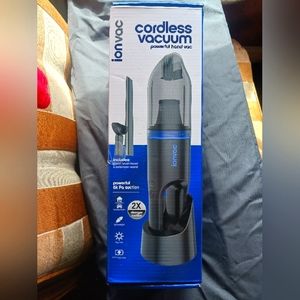 NWT UNOPENED ionVac Handheld rechargeable vacuum cleaner portable powerful rad ♥